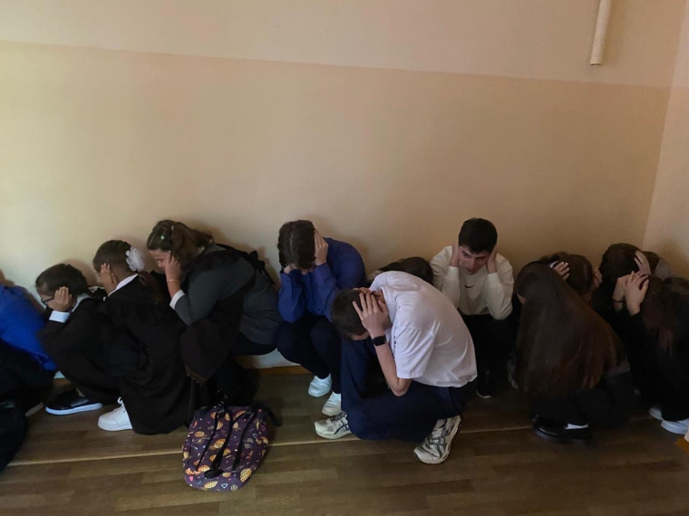 Тренировочная эвакуация.